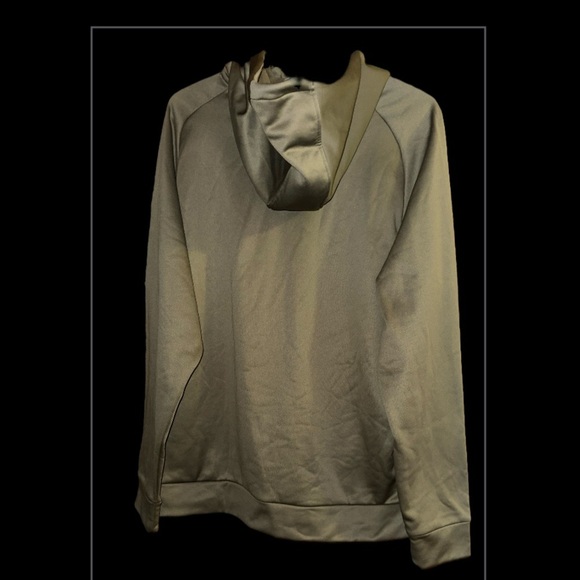 Men's Army Green Under Armour Fleece® Hoodie, Size Large - Picture 2 of 4